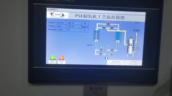 Planta de generación de oxígeno Psa de adsorción por oscilación de presión con certificación CE ISO con contenedor móvil