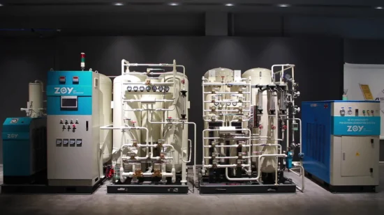 Fabricante de equipos médicos Sistema de generación de oxígeno Psa Planta de llenado de oxígeno para hospitales